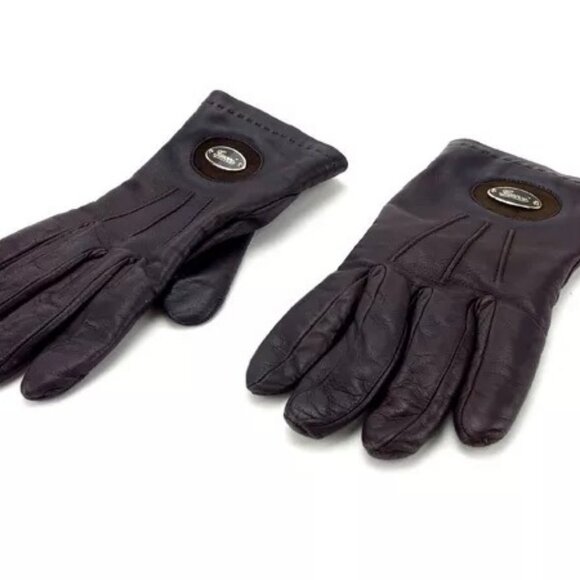 Gucci gloves Brown Gold Woman Authentic Used - Picture 4 of 14